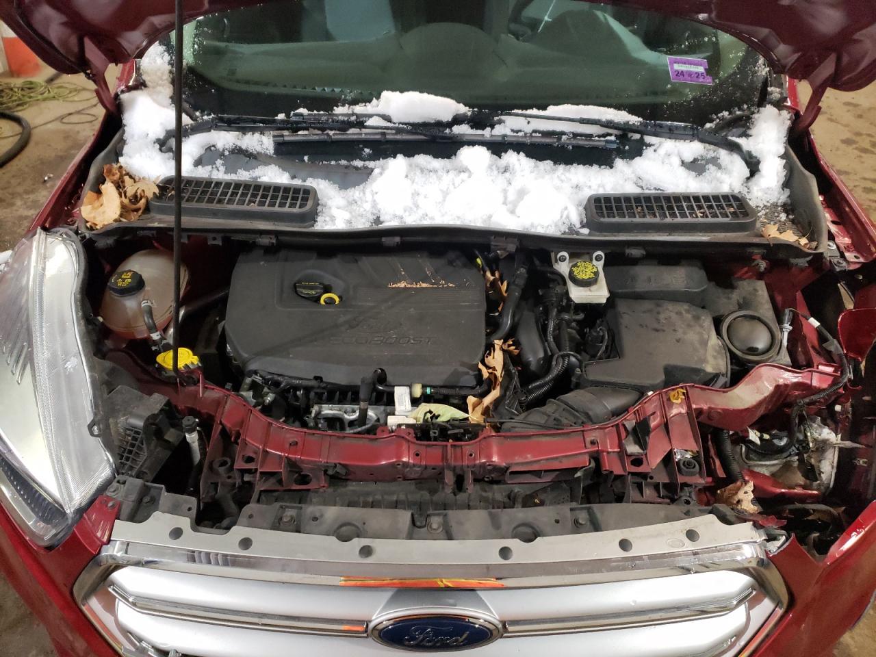 2017 Ford Escape VIN 1FMCU9GD7HUC30214 Copart auction photo, front end / minor dent/scratches damage thumbnail 12