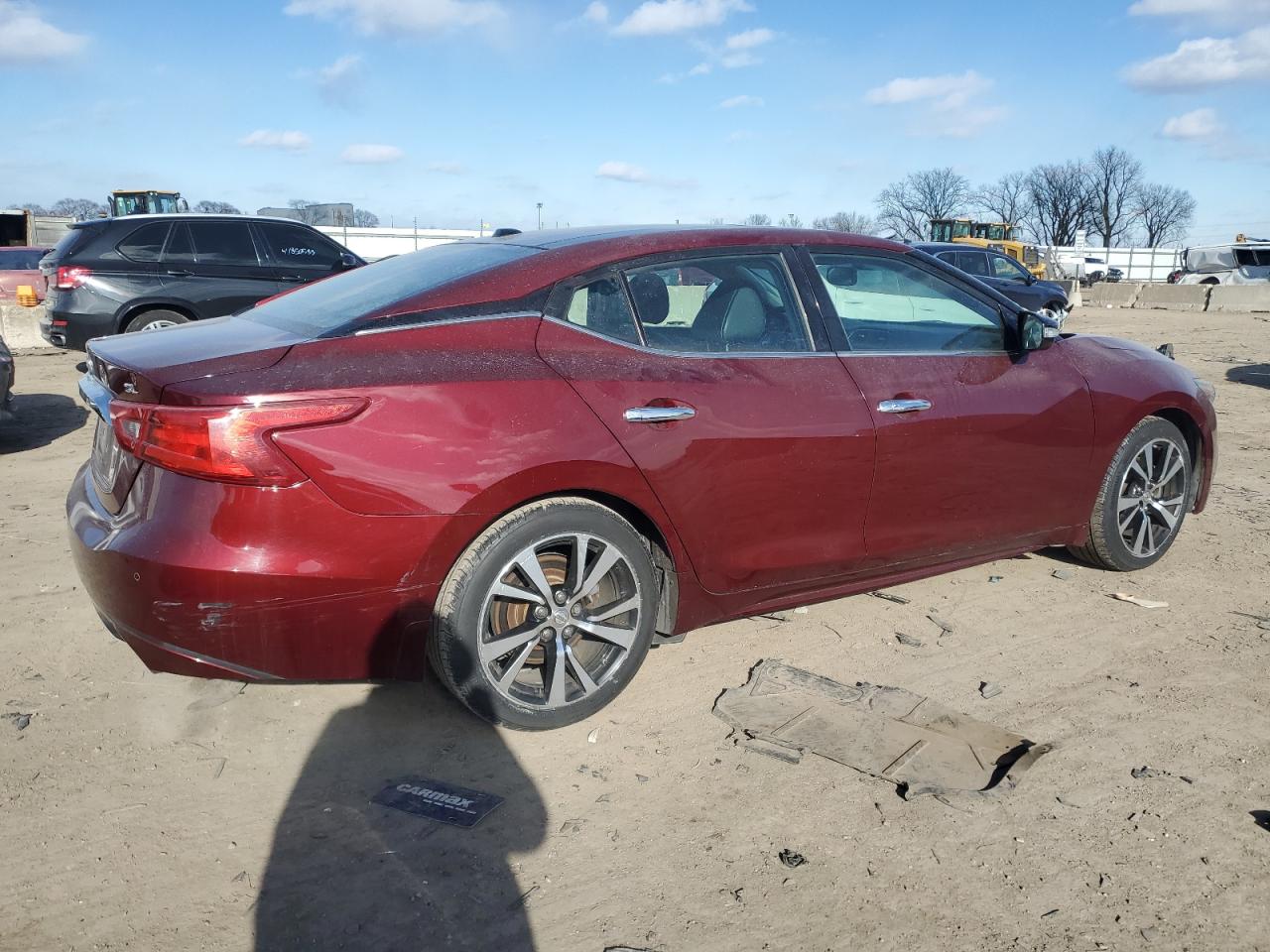 2018 Nissan Maxima VIN 1N4AA6AP5JC371578 Copart auction photo, mechanical damage thumbnail 3