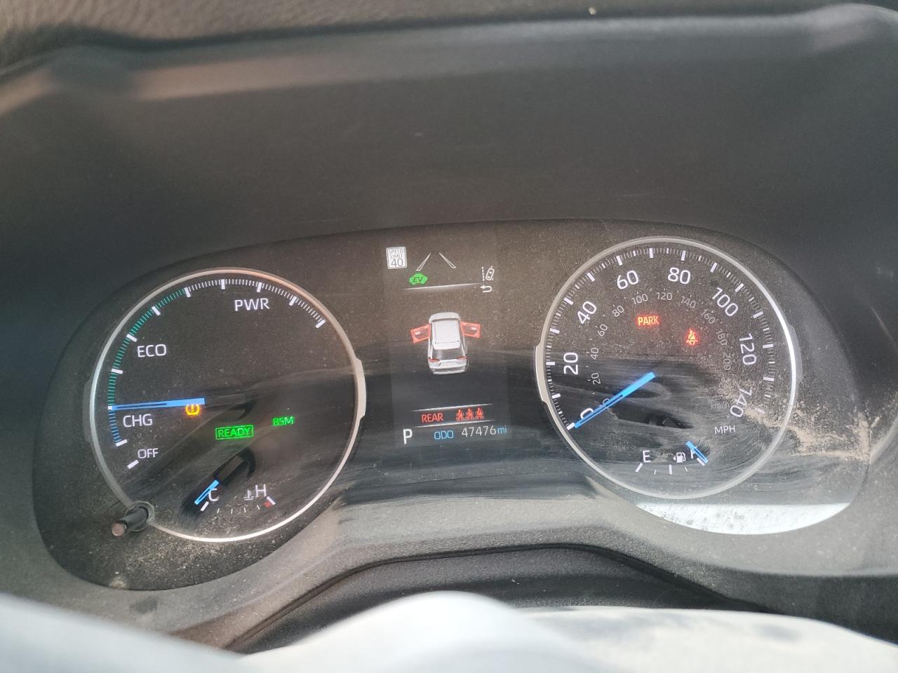 2020 Toyota RAV 4 VIN 2T3RWRFV7LW073301 Copart auction photo, all over / side damage thumbnail 9