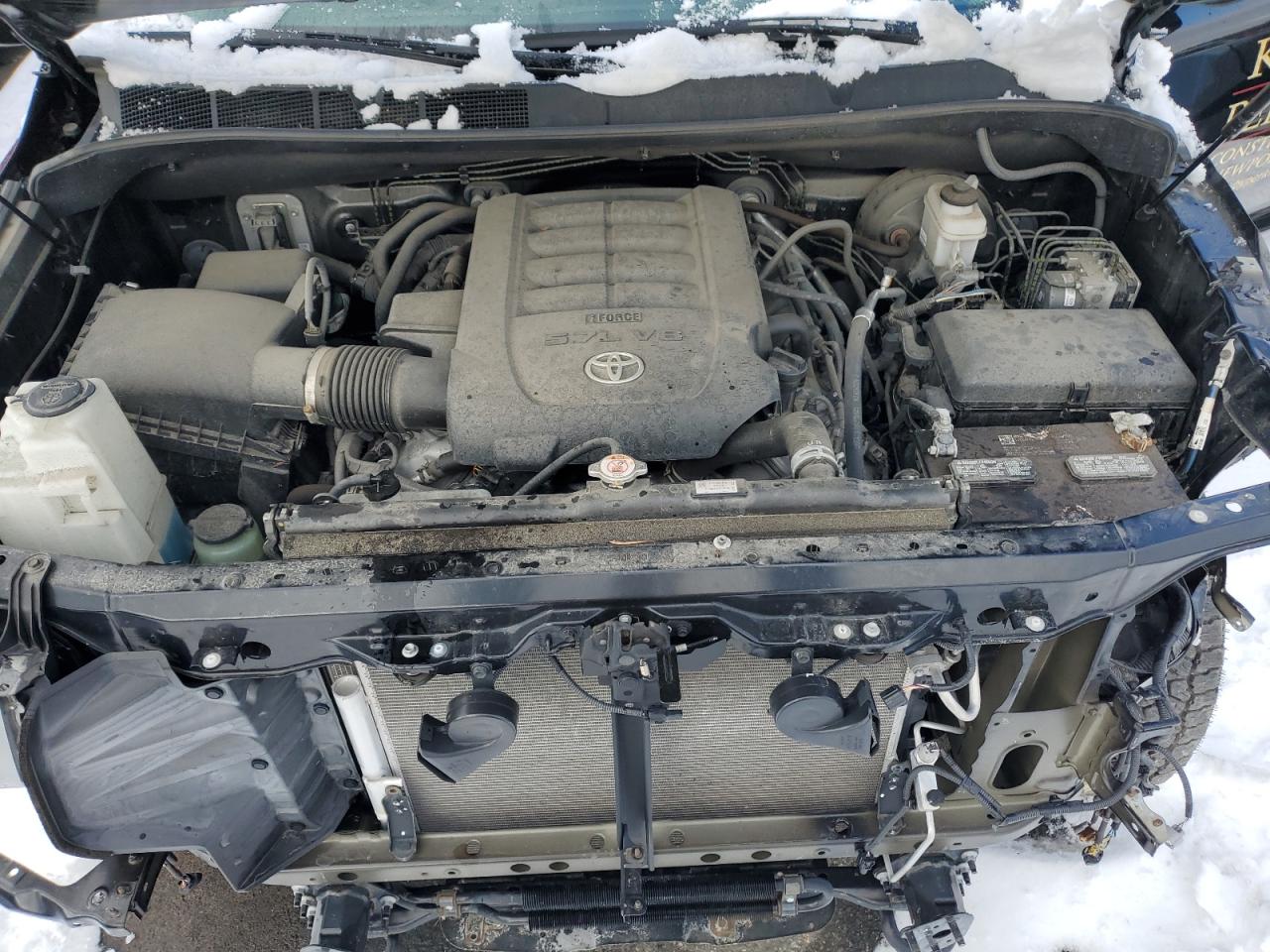 2021 Toyota Tundra VIN 5TFCY5F10MX028090 Copart auction photo, front end damage thumbnail 11
