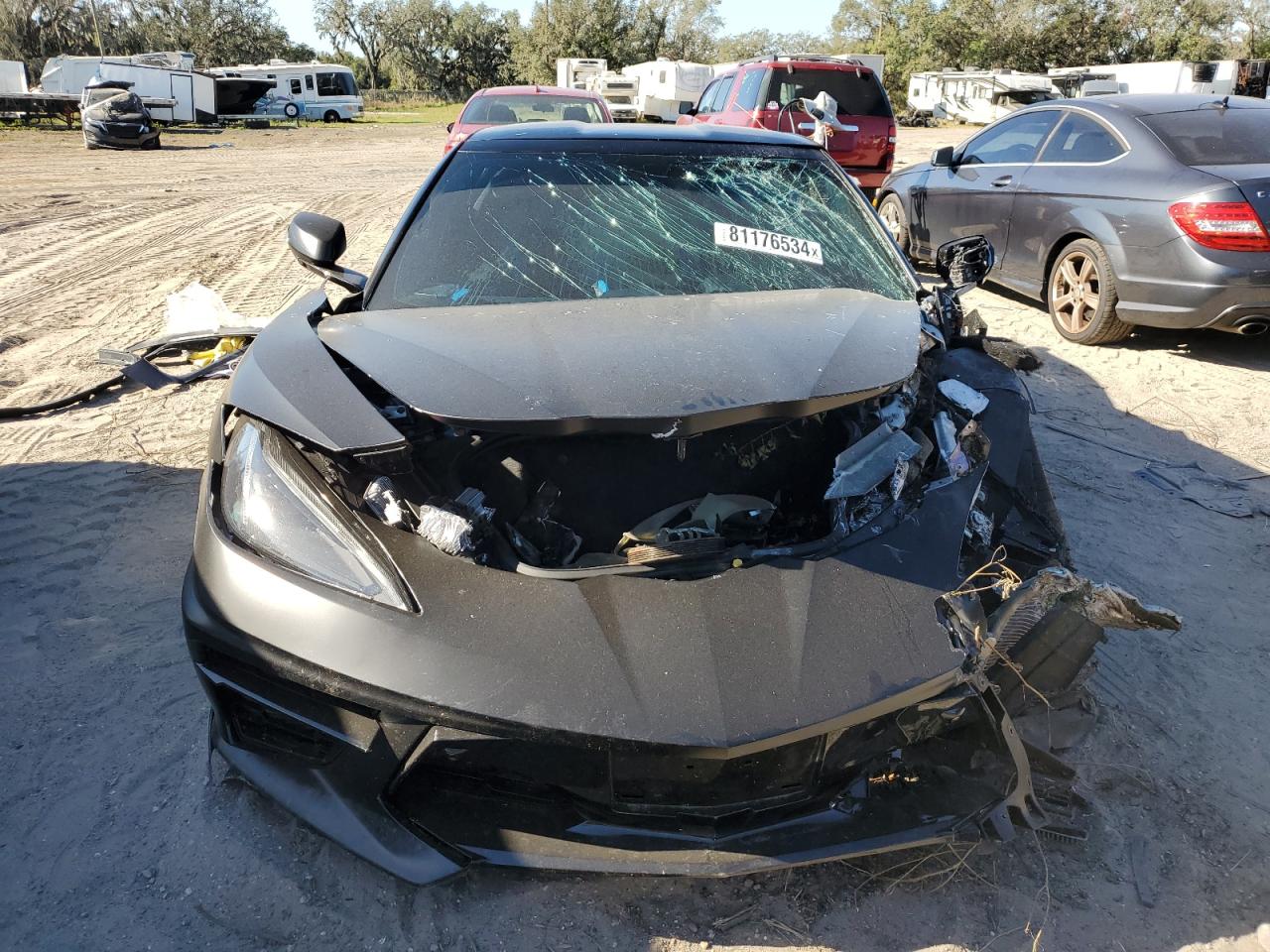 2022 Chevrolet Corvette VIN 1G1YC2D4XN5113167 Copart auction photo, all over damage thumbnail 5
