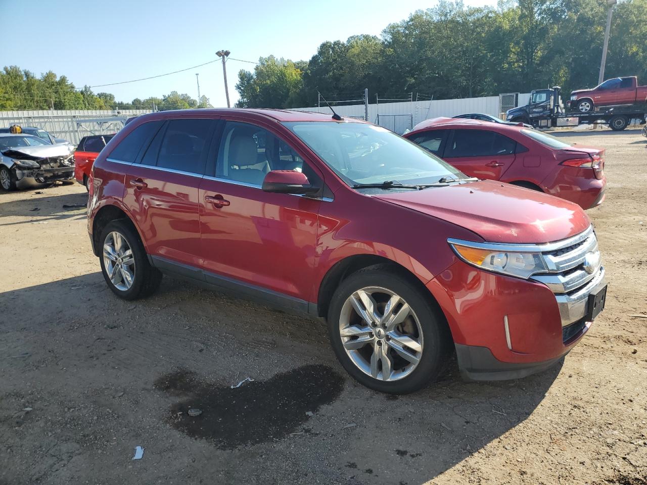 2013 Ford Edge VIN 2FMDK4KC6DBA15029 Copart auction photo, undercarriage damage thumbnail 4