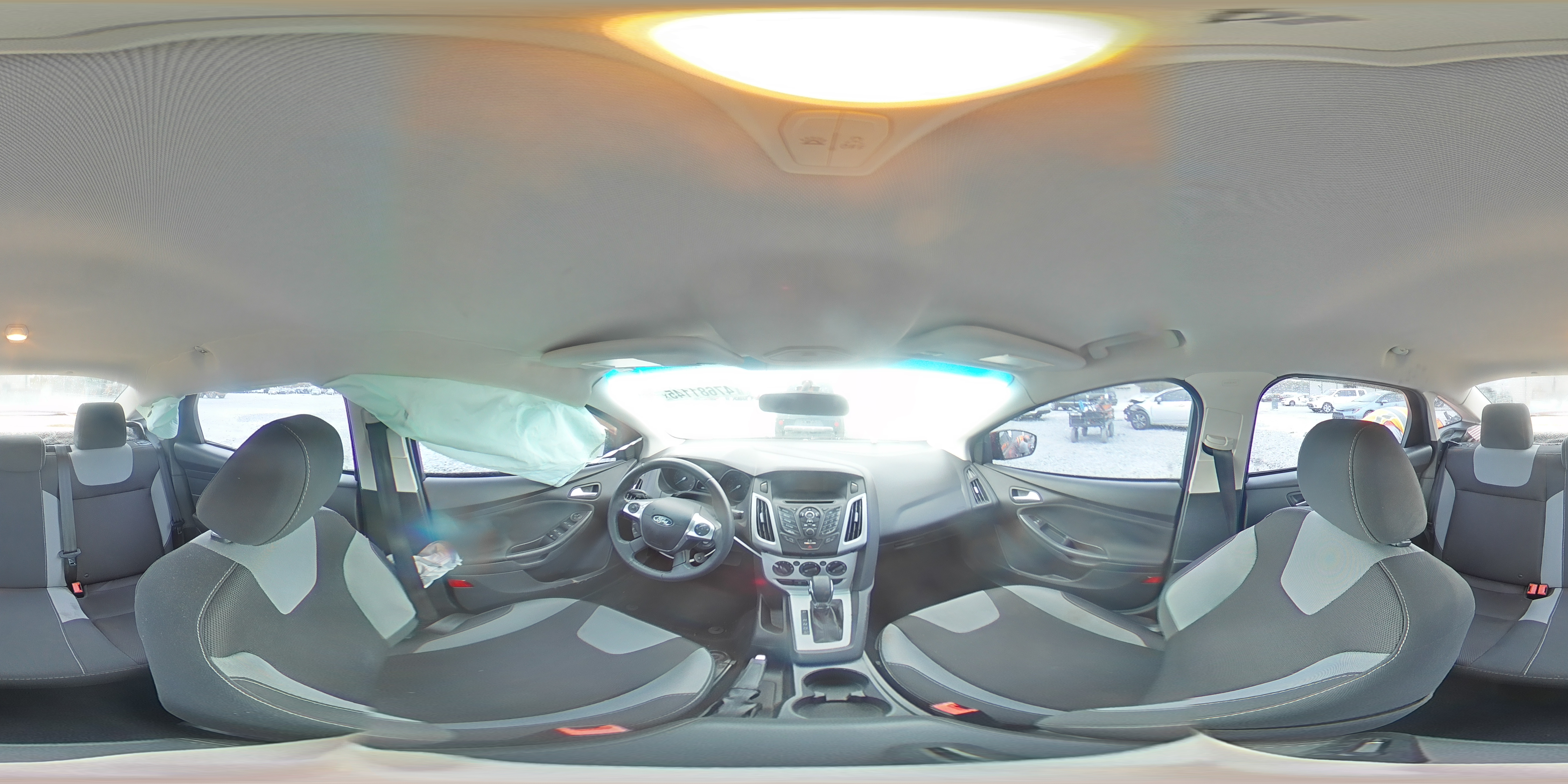 2014 Ford Focus VIN 1FADP3F2XEL403566 Copart auction photo, side / minor dent/scratches damage thumbnail 14
