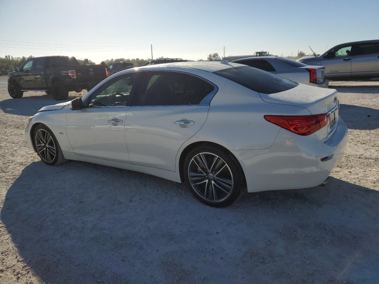 2017 Infiniti Q50 VIN JN1EV7AP8HM741631 Copart auction photo, front end / minor dent/scratches damage thumbnail 2