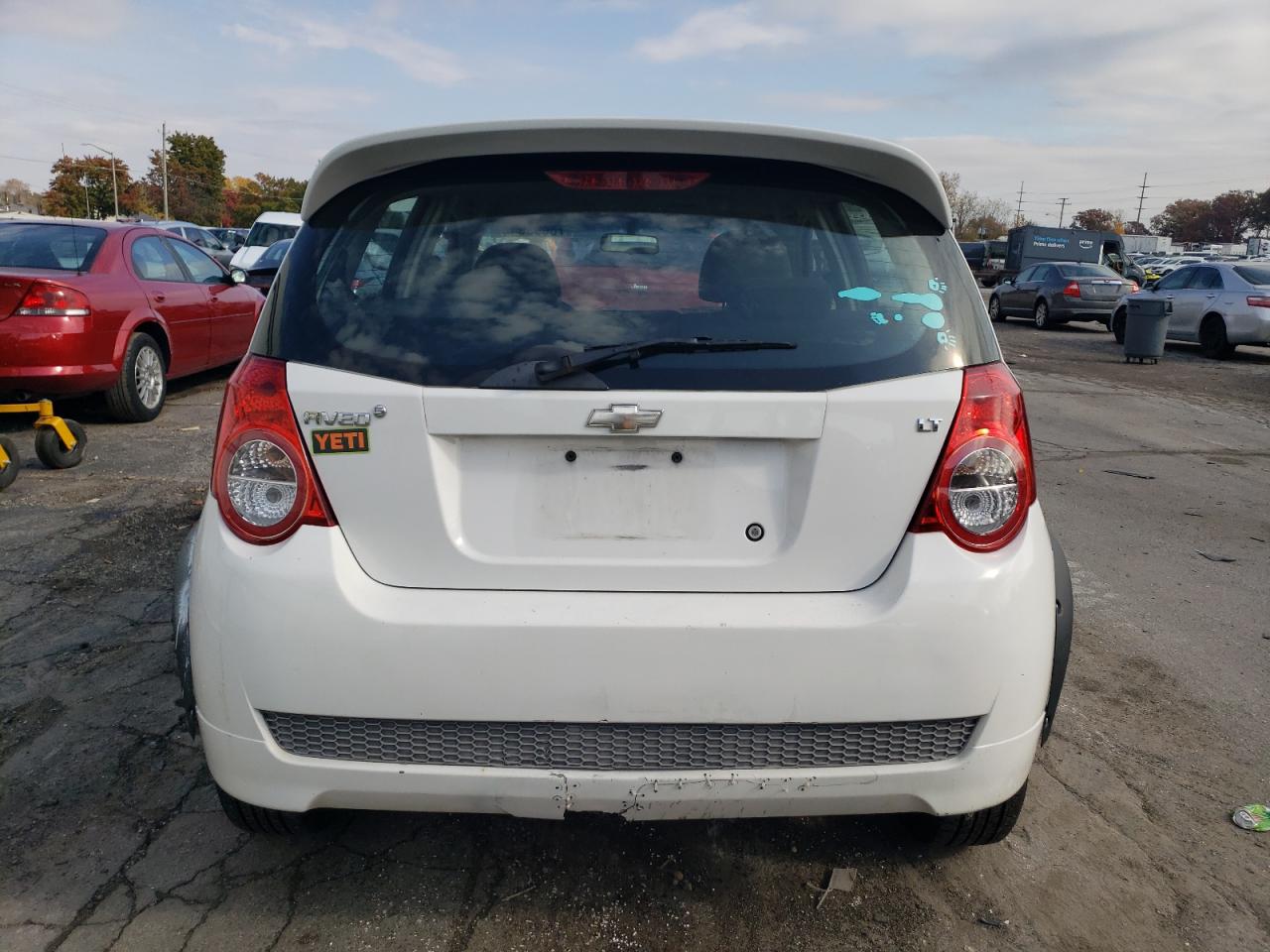 2010 Chevrolet Aveo VIN KL1TG6DE5AB096173 Copart auction photo, rear end damage thumbnail 6