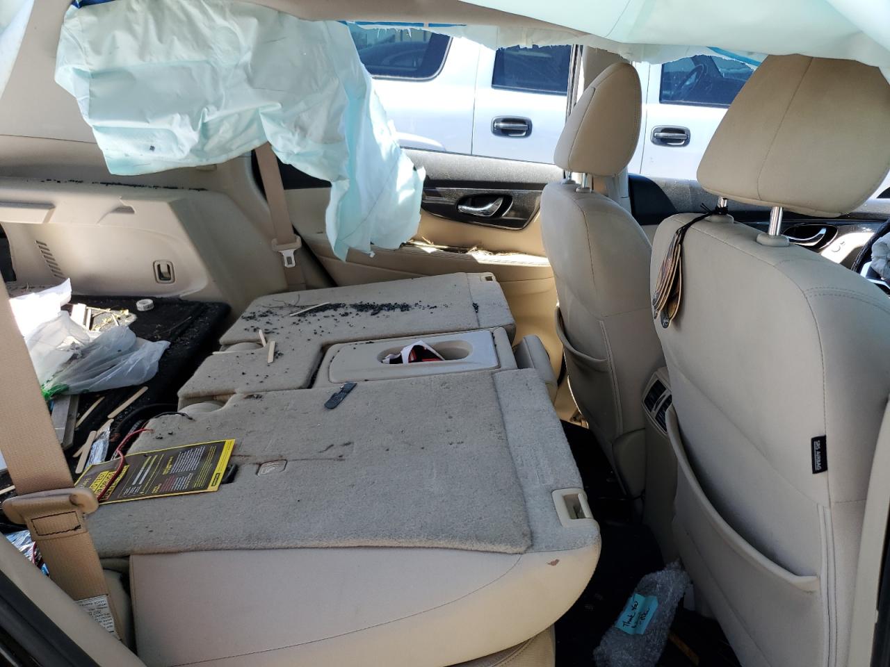 2017 Nissan Rogue VIN JN8AT2MVXHW273909 Copart auction photo, rollover damage thumbnail 10