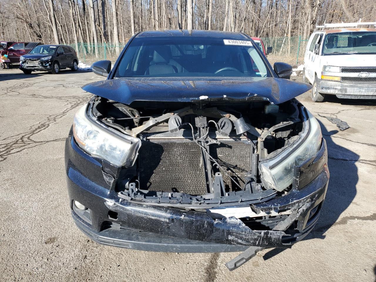 2015 Toyota Highlander VIN 5TDBKRFH9FS084815 Copart auction photo, all over / minor dent/scratches damage thumbnail 5