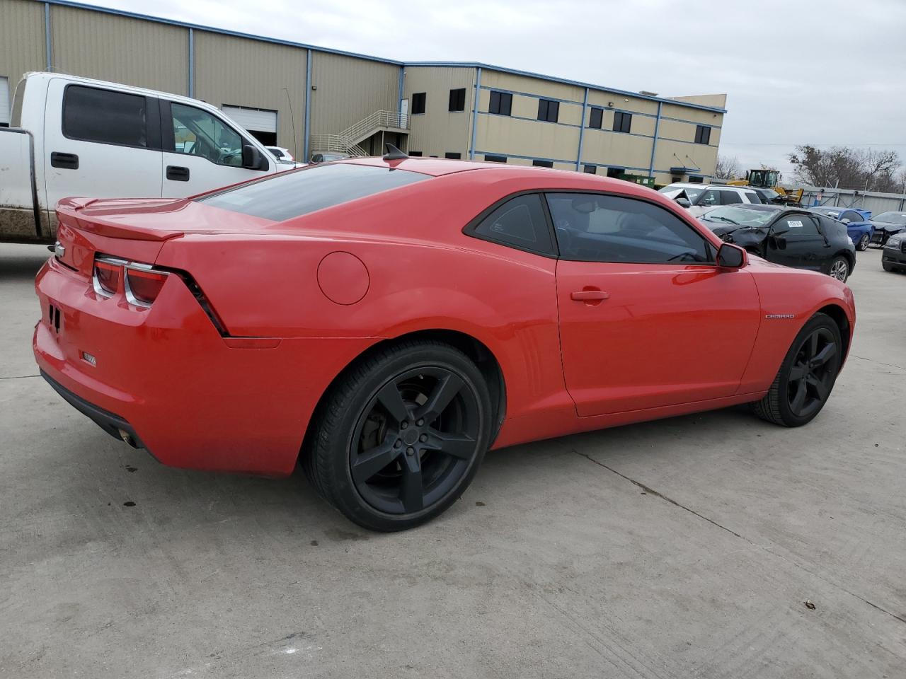 2012 Chevrolet Camaro VIN 2G1FA1E36C9208757 Copart auction photo, rear end damage thumbnail 3