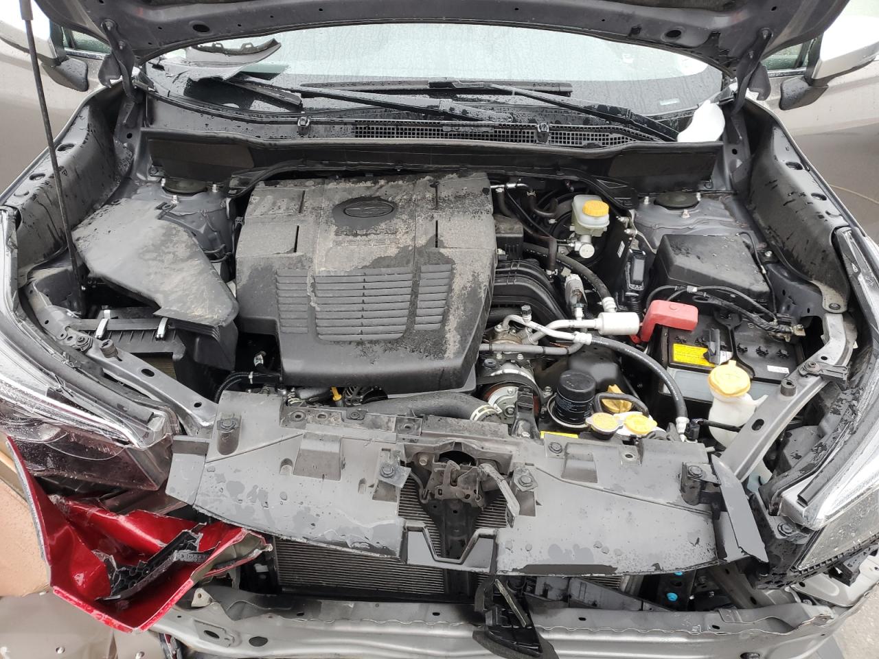 2020 Subaru Forester VIN JF2SKAXC6LH561903 Copart auction photo, front end damage thumbnail 12