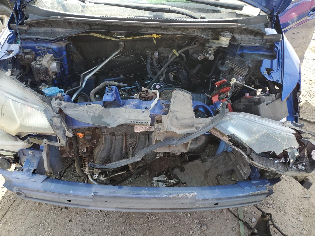 2016 Honda Fit VIN JHMGK5H54GX011282 Copart auction photo, all over / undercarriage damage thumbnail 12