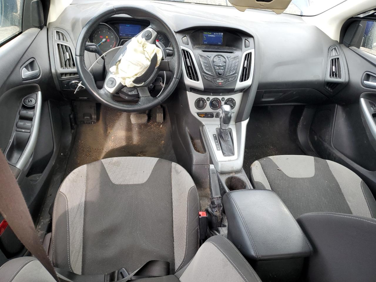 2012 Ford Focus VIN 1FAHP3K27CL205080 Copart auction photo, front end damage thumbnail 8