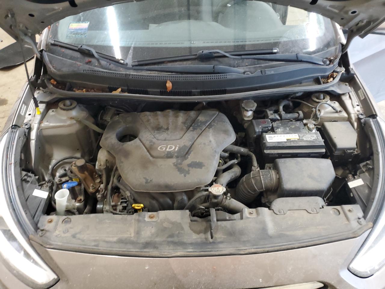 2014 Hyundai Accent VIN KMHCU5AE7EU154516 Copart auction photo, vandalism / front end damage thumbnail 12