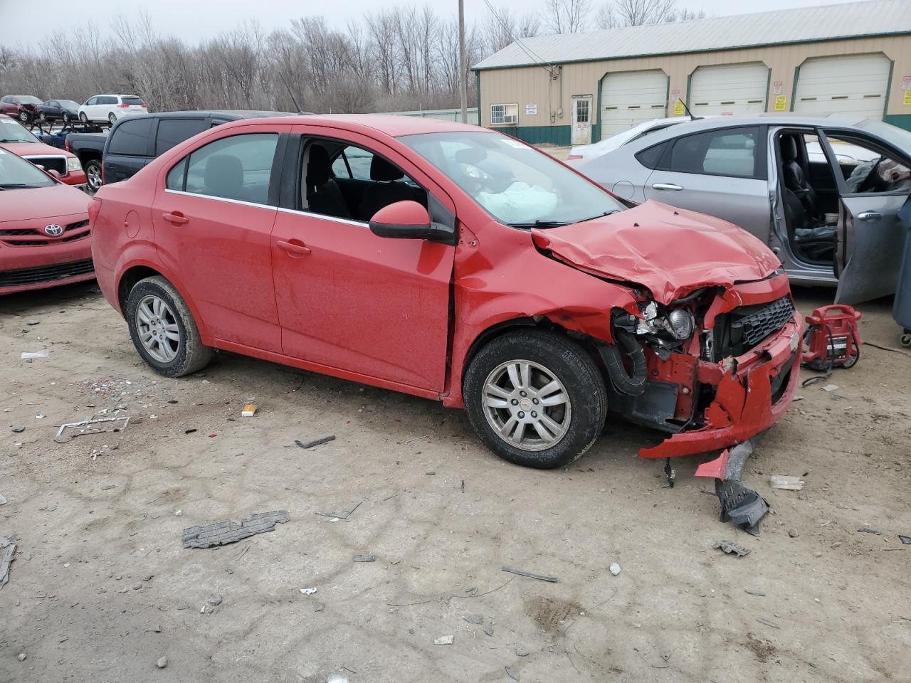 2012 Chevrolet Sonic VIN 1G1JC5SH7C4144338 Copart auction photo, front end damage thumbnail 4