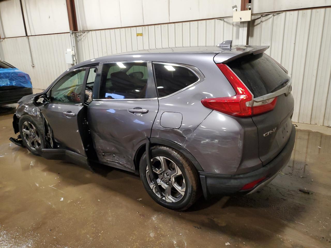 2018 Honda CR-V VIN 2HKRW2H54JH617312 Copart auction photo, side / front end damage thumbnail 2