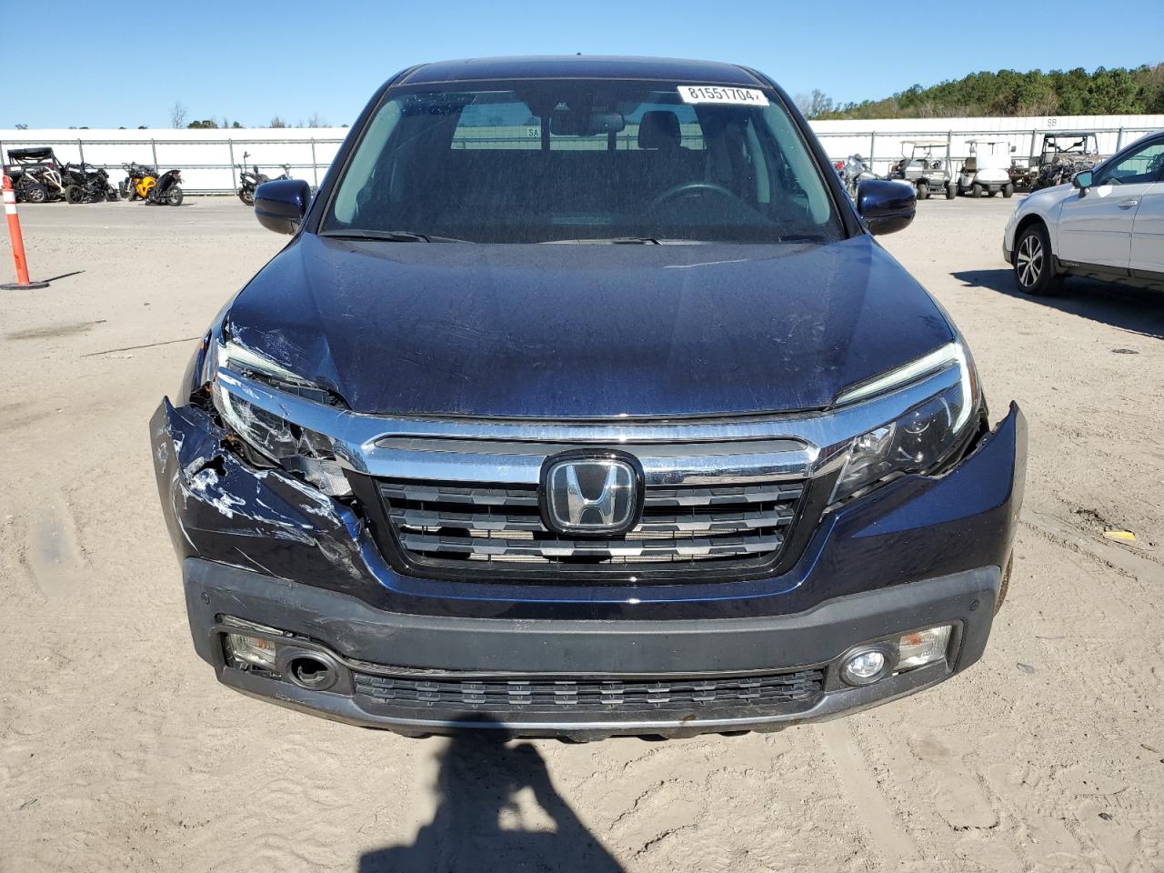2020 Honda Ridgeline VIN 5FPYK3F71LB015025 Copart auction photo, front end damage thumbnail 5