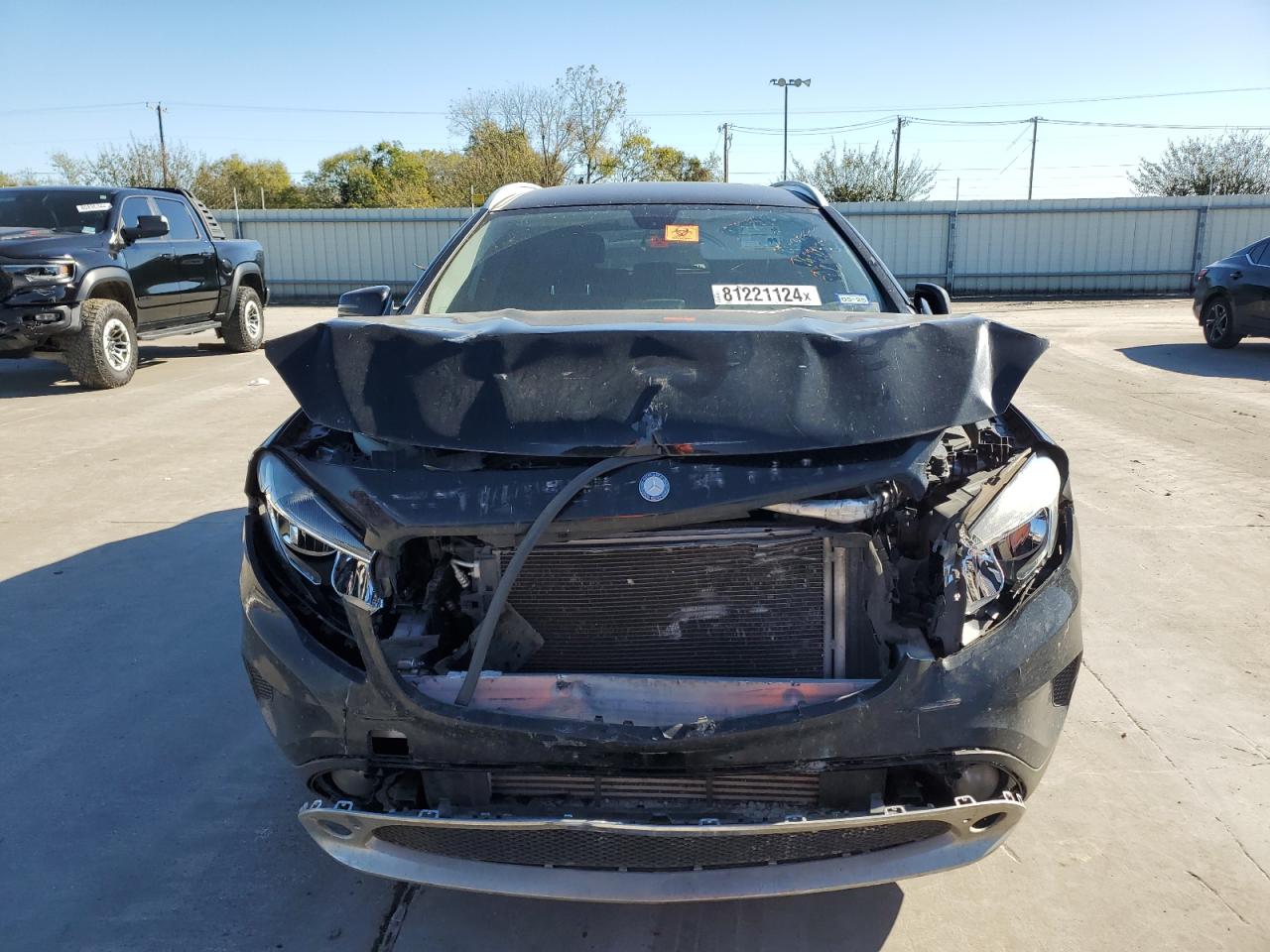2015 Mercedes-Benz GLA-klasse VIN WDCTG4GB0FJ095096 Copart auction photo, front end damage thumbnail 5