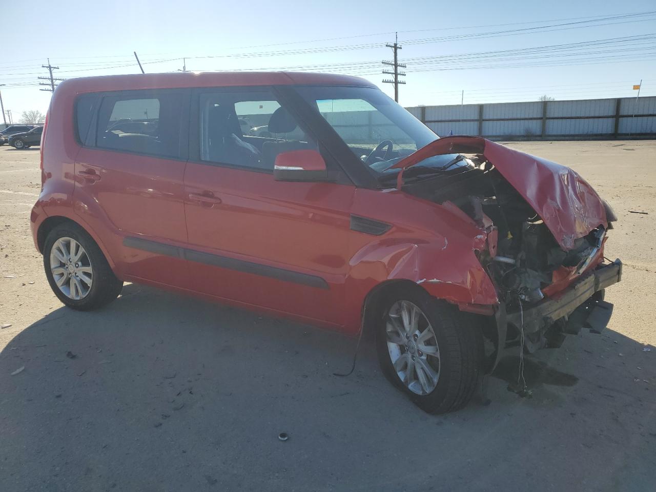 2013 KIA Soul VIN KNDJT2A68D7506571 Copart auction photo, front end / undercarriage damage thumbnail 4