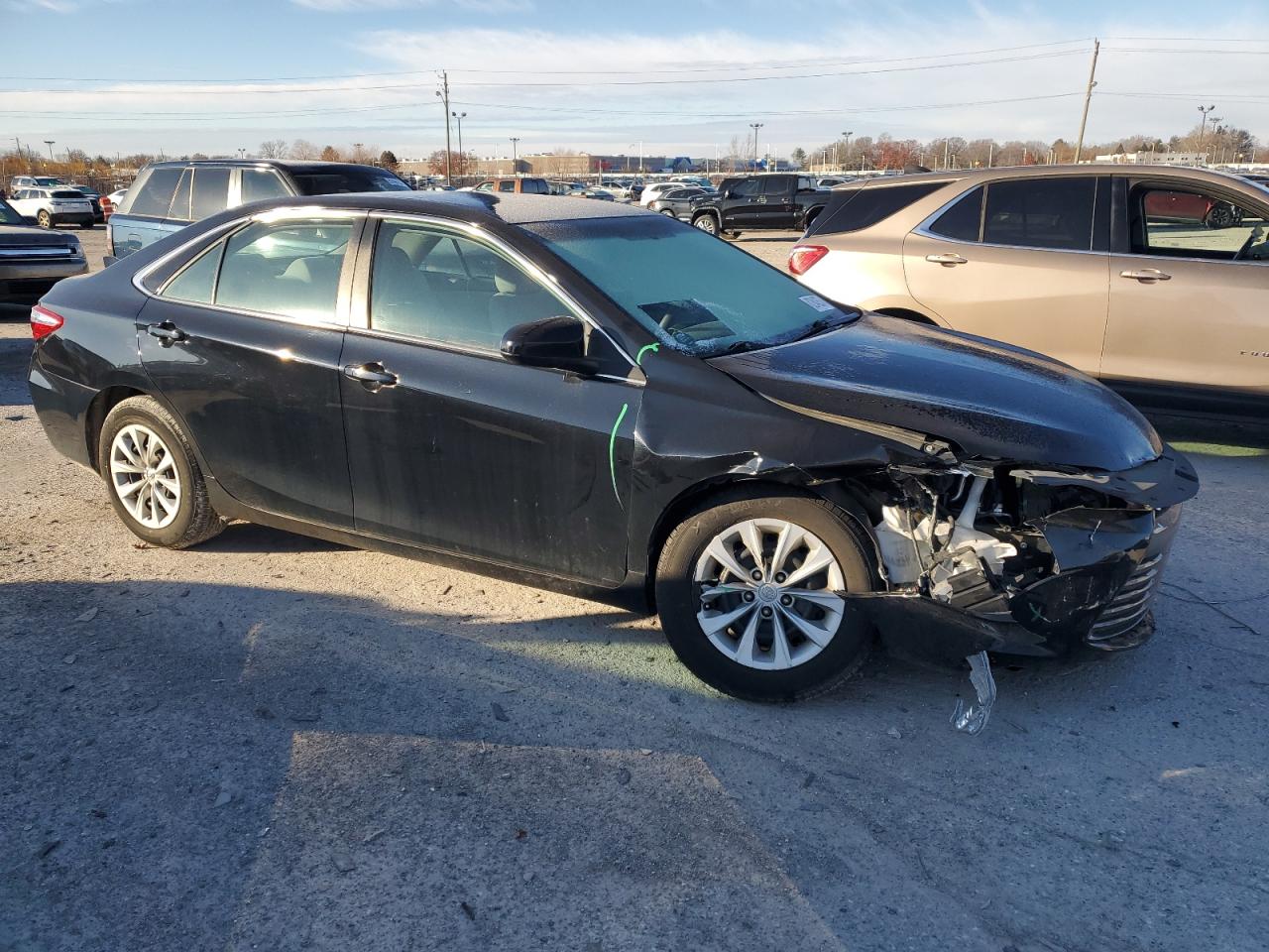 2017 Toyota Camry VIN 4T1BF1FK8HU323413 Copart auction photo, front end damage thumbnail 4