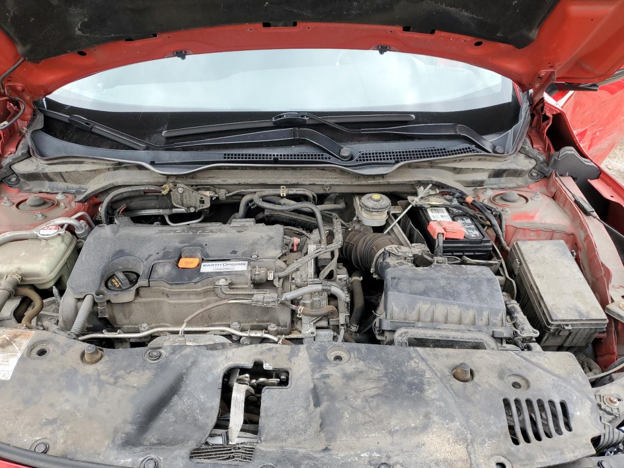 2017 Honda Civic VIN 2HGFC2F57HH534766 Copart auction photo, front end / side damage thumbnail 13