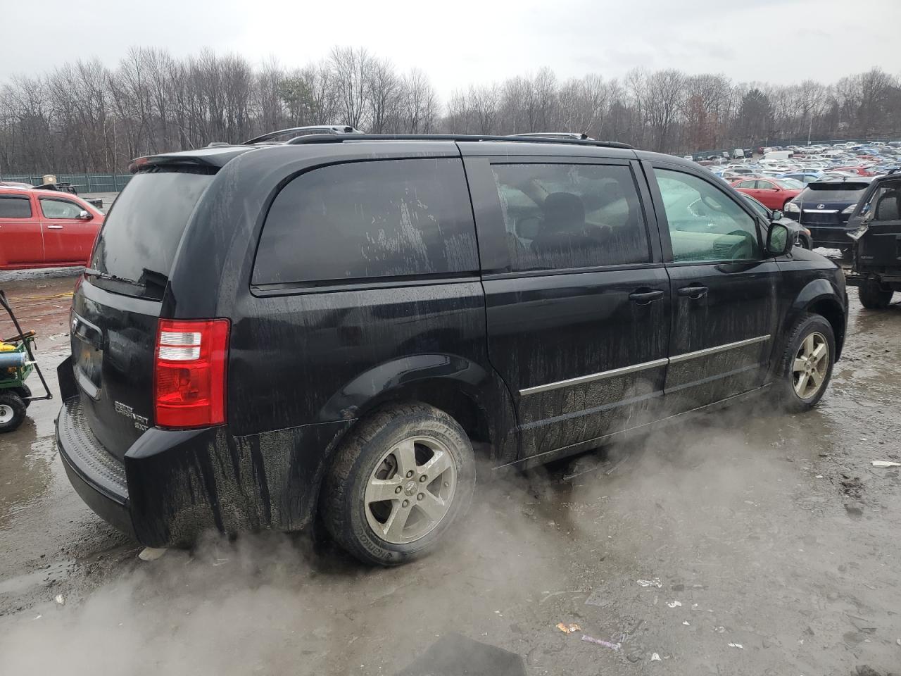 2010 Dodge Caravan VIN 2D4RN5D18AR444469 Copart auction photo, front end damage thumbnail 3