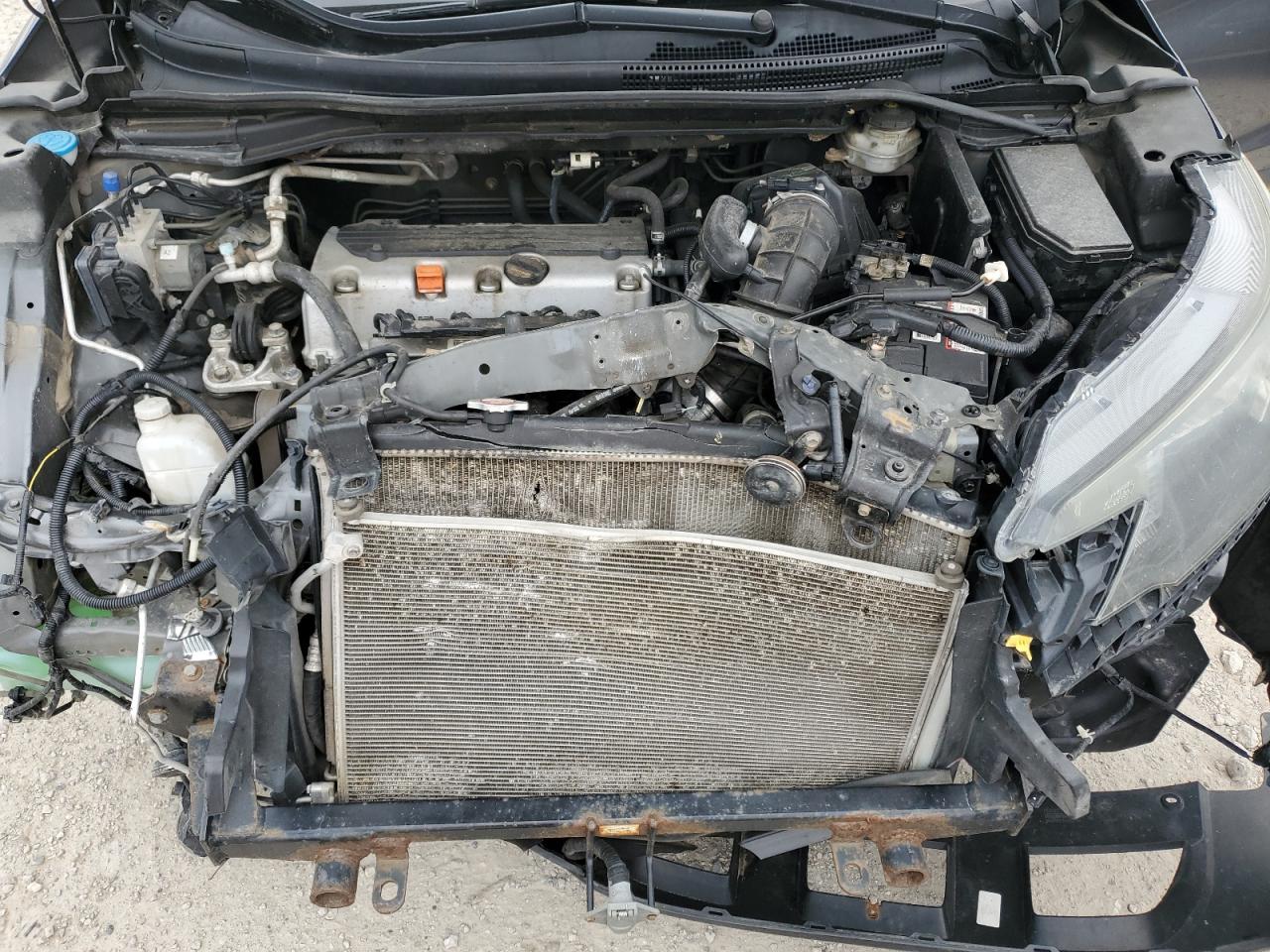 2014 Honda CR-V VIN 2HKRM4H70EH108195 Copart auction photo, front end / undercarriage damage thumbnail 12