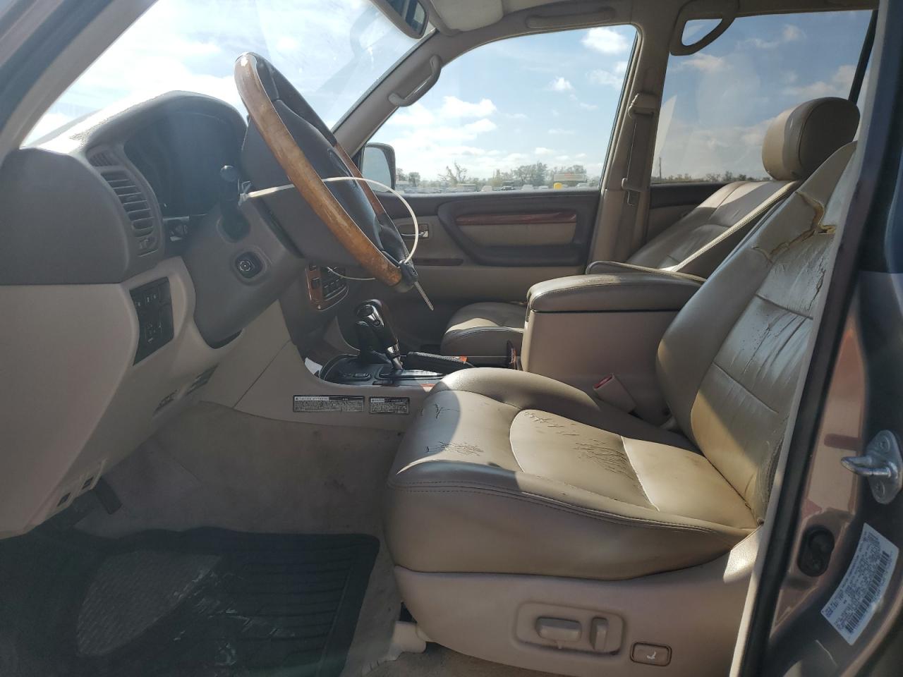 2000 Lexus LX VIN JT6HT00W0Y0096309 Copart auction photo, normal wear damage thumbnail 7