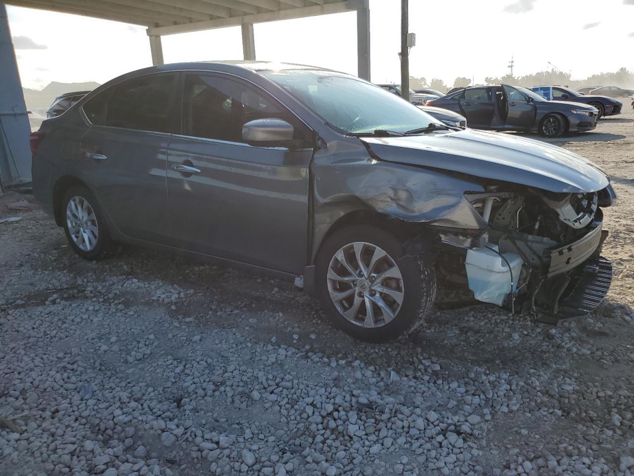 2019 Nissan Sentra VIN 3N1AB7AP7KY271586 Copart auction photo, front end / mechanical damage thumbnail 4