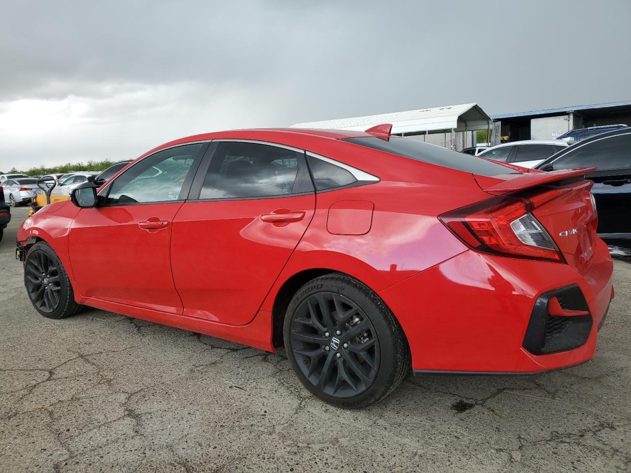 2020 Honda Civic VIN 2HGFC1E54LH700973 Copart auction photo, front end damage thumbnail 2