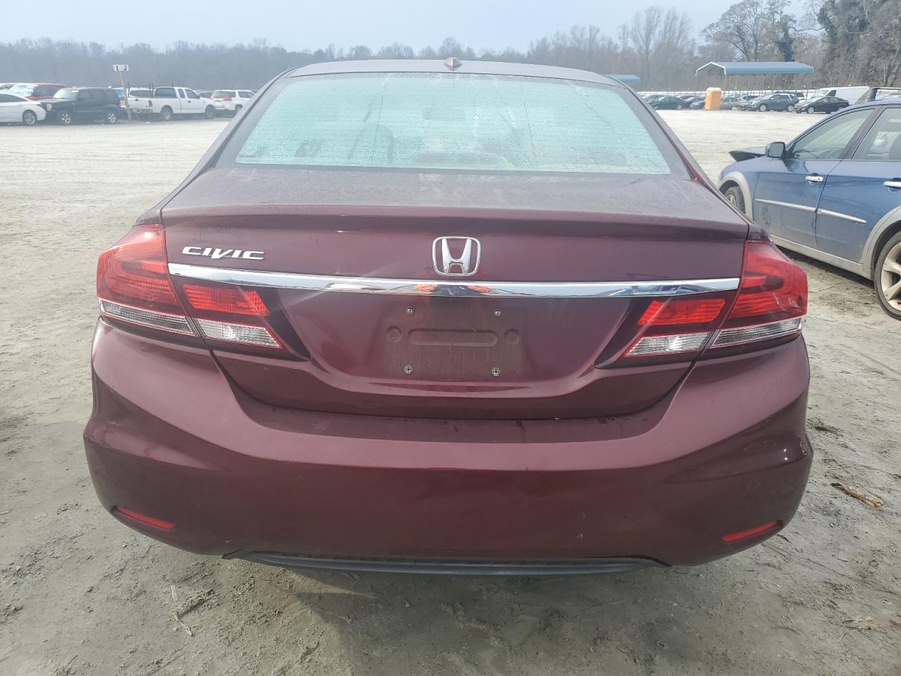 2013 Honda Civic VIN 19XFB2F81DE077048 Copart auction photo, front end damage thumbnail 6