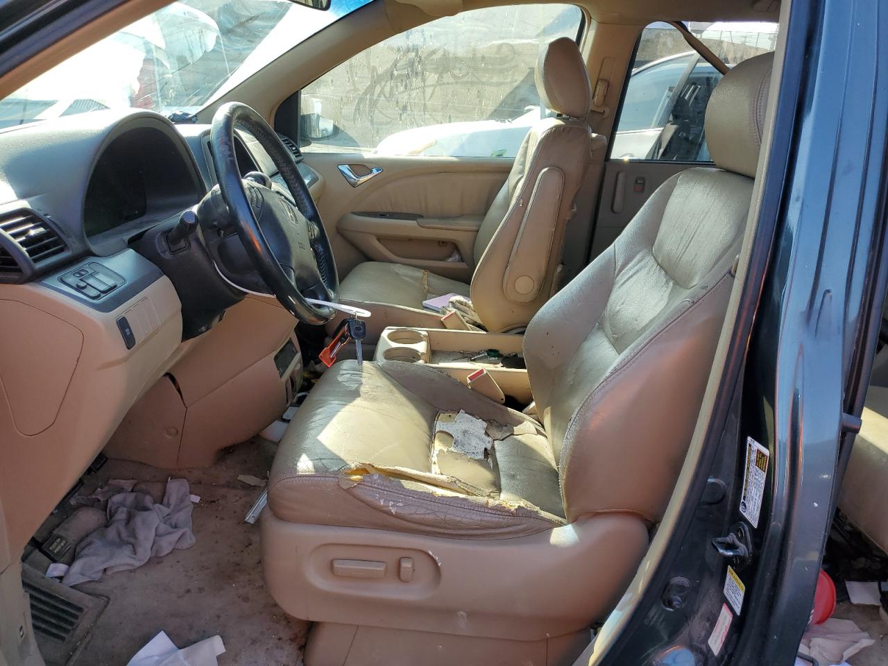 2006 Honda Odyssey VIN 5FNRL38746B451718 Copart auction photo, all over damage thumbnail 7
