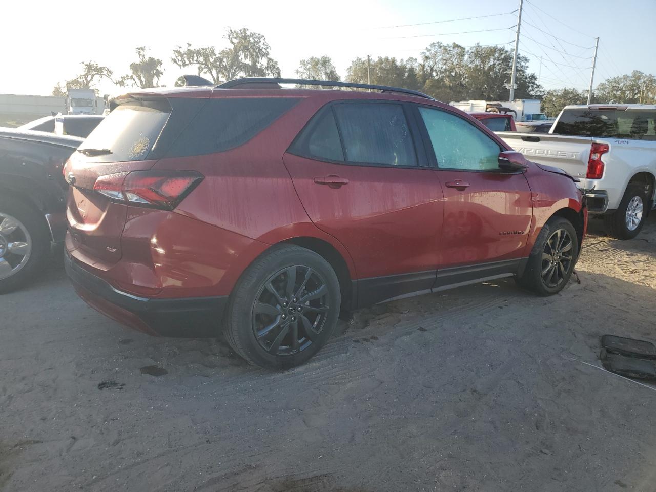 2022 Chevrolet Equinox VIN 3GNAXMEV6NS117116 Copart auction photo, front end / mechanical damage thumbnail 3