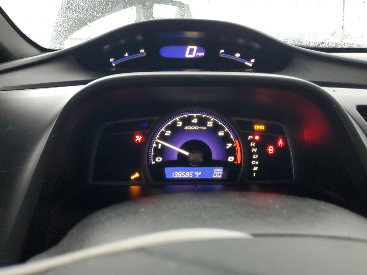 2008 Honda Civic VIN 2HGFA16828H513902 Copart auction photo, all over / front end damage thumbnail 9