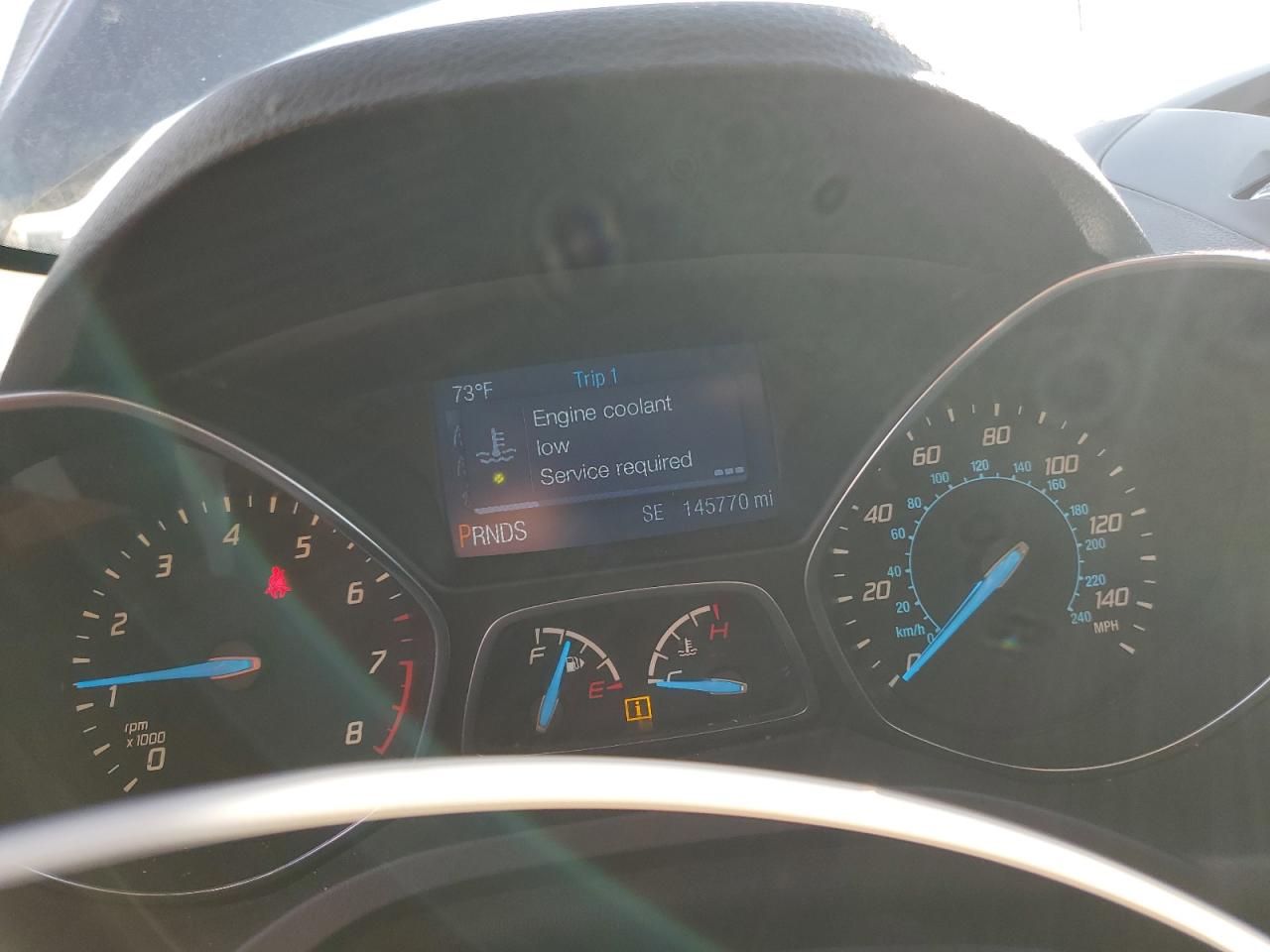 2014 Ford Escape VIN 1FMCU0GX7EUB22113 Copart auction photo, all over damage thumbnail 9