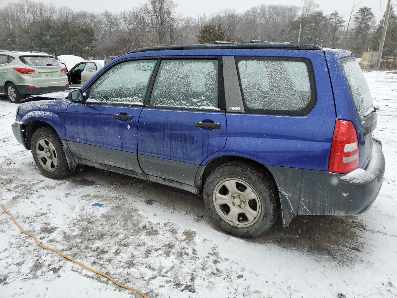 2003 Subaru Forester VIN JF1SG63623H727353 Copart auction photo, front end damage thumbnail 2
