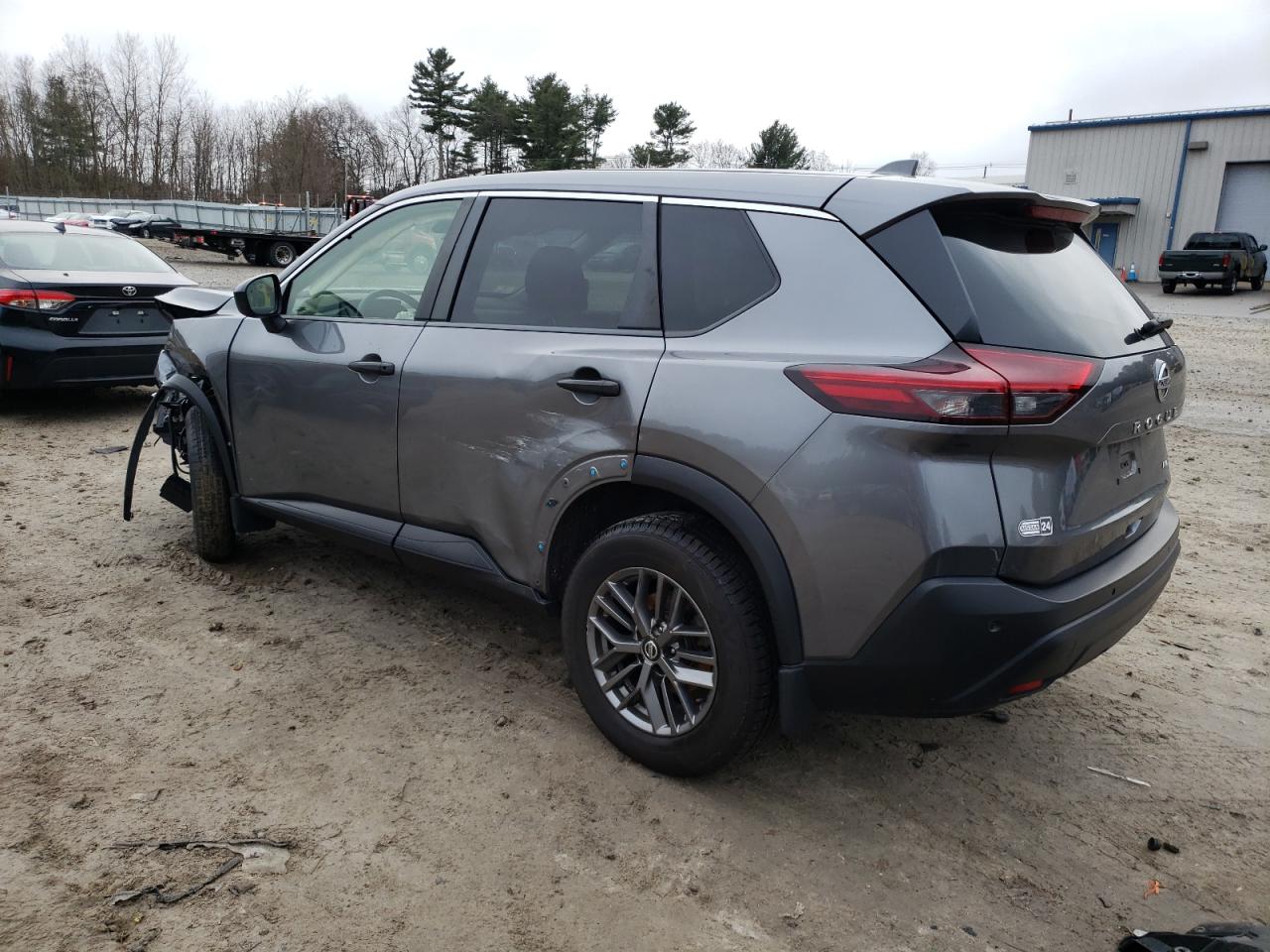 2021 Nissan Rogue VIN JN8AT3AB3MW207745 Copart auction photo, all over damage thumbnail 2