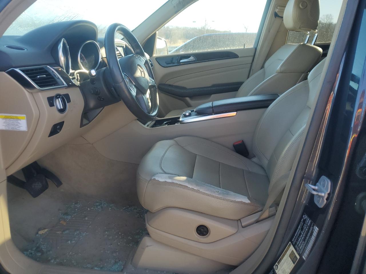 2013 Mercedes-Benz M-klasse VIN 4JGDA5JB6DA143641 Copart auction photo, side damage thumbnail 7