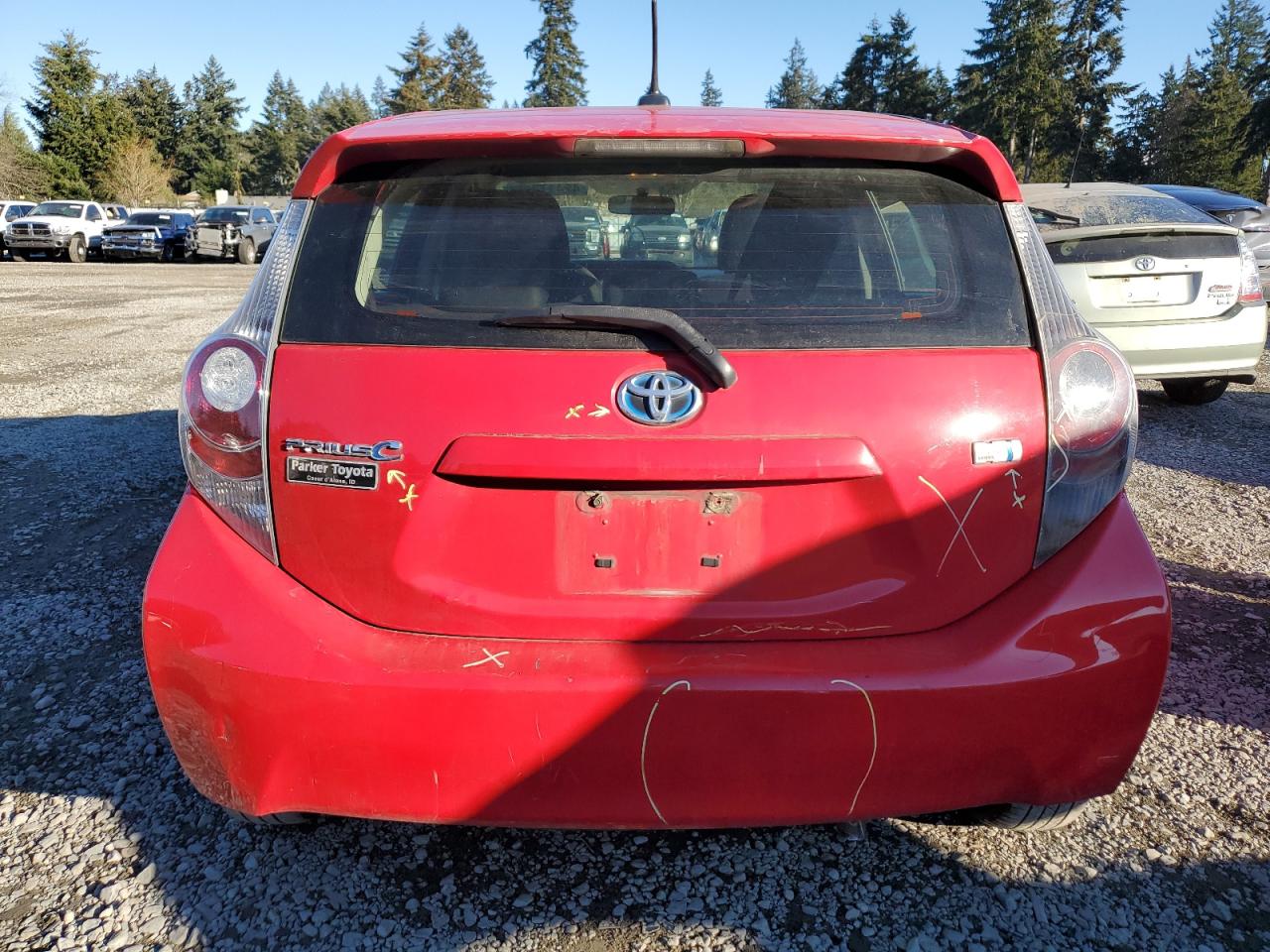 2013 Toyota Prius VIN JTDKDTB34D1539761 Copart auction photo, minor dent/scratches damage thumbnail 6