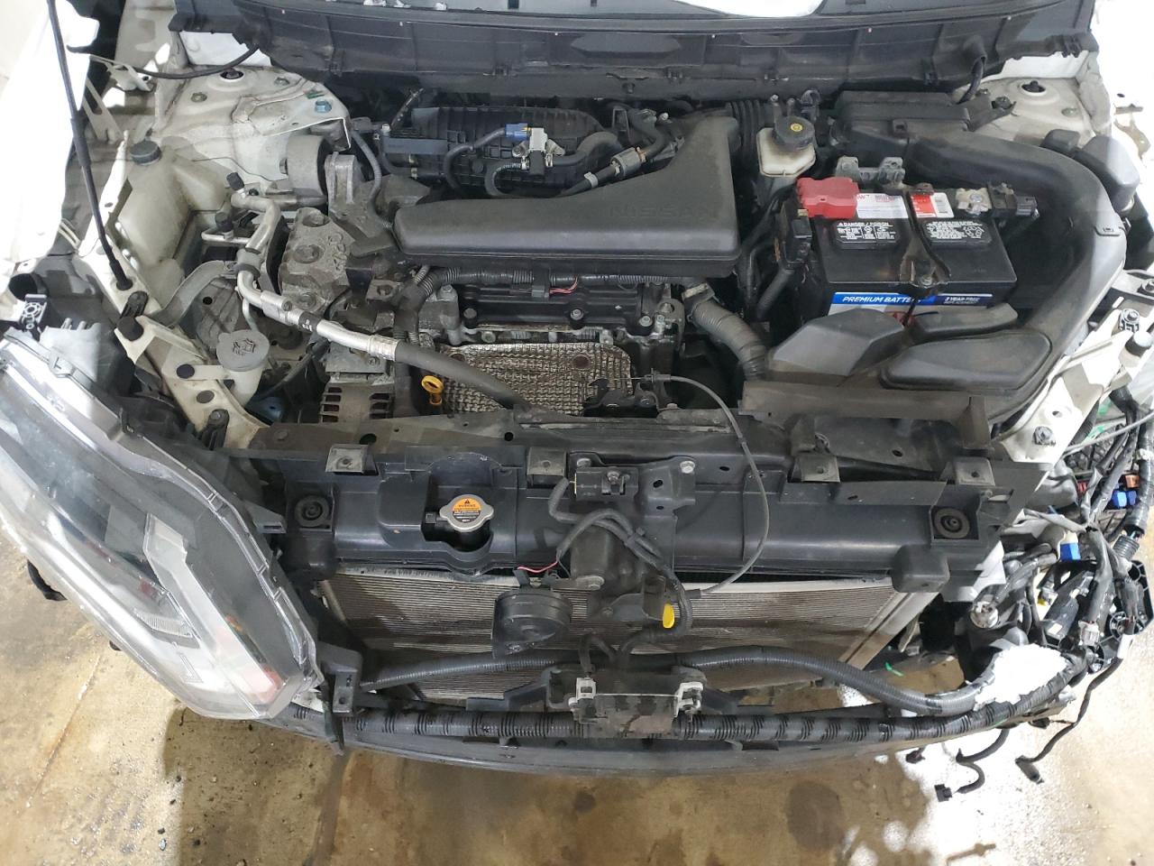 2018 Nissan Rogue VIN 5N1AT2MV6JC730584 Copart auction photo, front end / side damage thumbnail 12