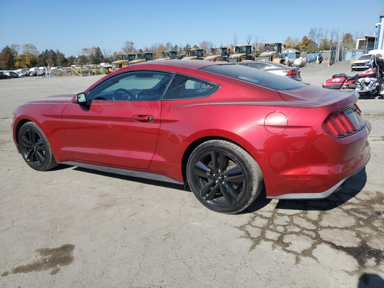 2017 Ford Mustang VIN 1FA6P8THXH5339696 Copart auction photo, side / front end damage thumbnail 2