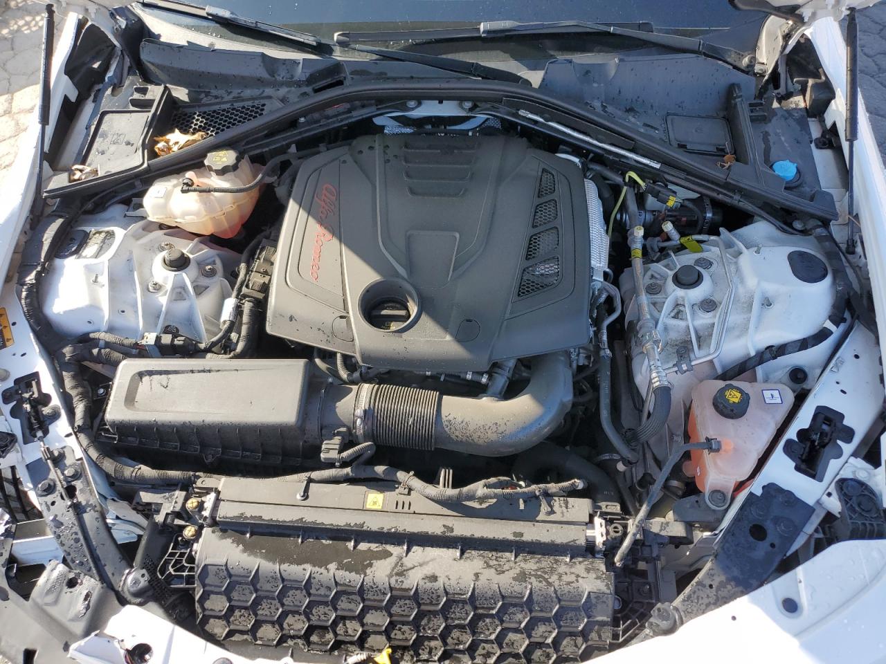 2020 Alfa Romeo Giulia VIN ZARFAMBN4L7635554 Copart auction photo, front end / minor dent/scratches damage thumbnail 11