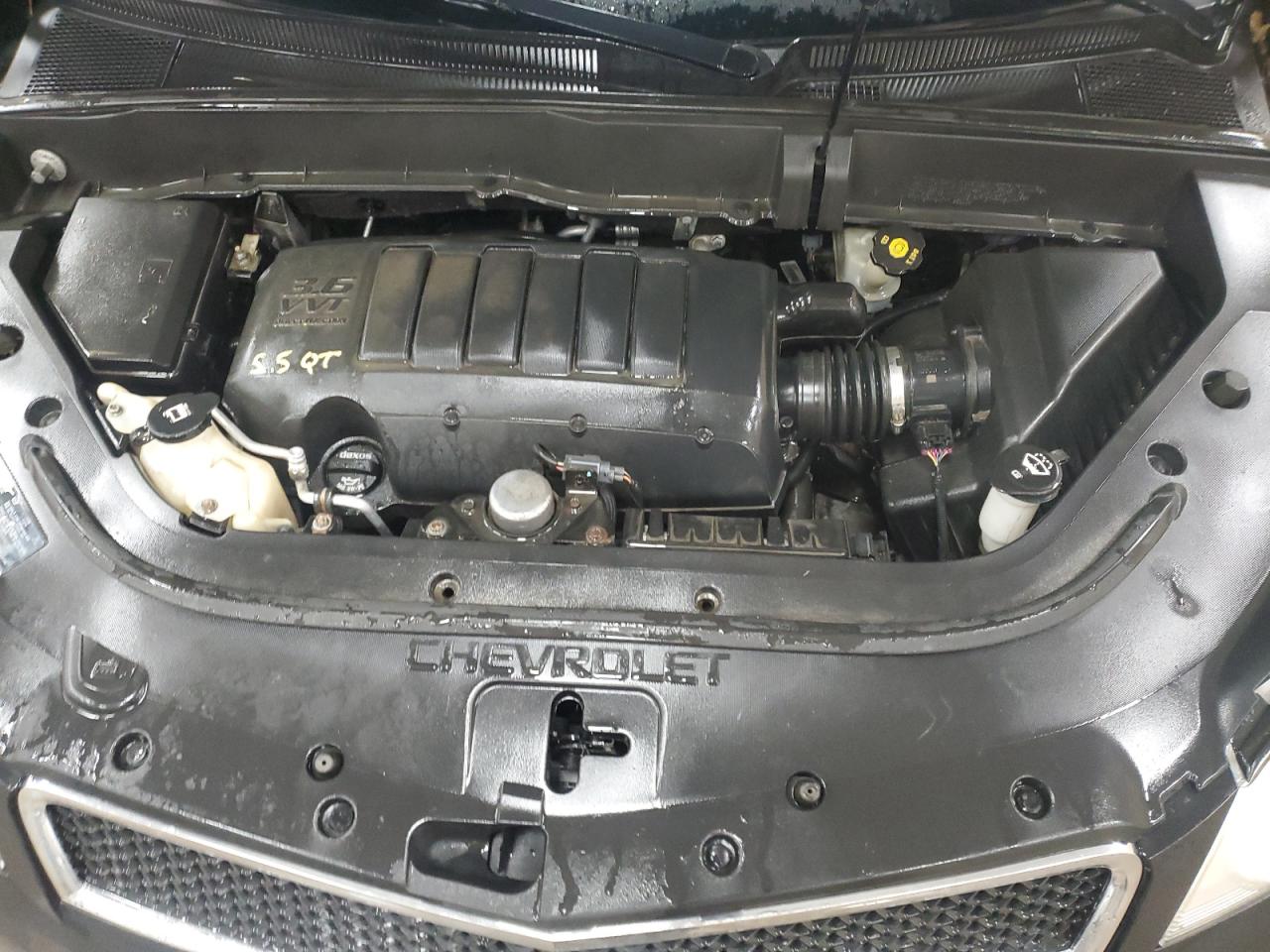 2011 Chevrolet Traverse VIN 1GNKRGED6BJ175120 Copart auction photo, side / front end damage thumbnail 12