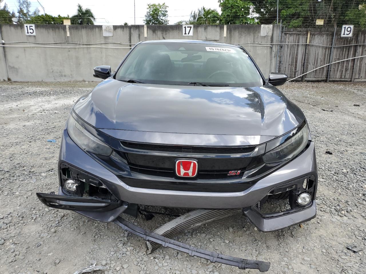 2020 Honda Civic VIN 2HGFC3A59LH753038 Copart auction photo, front end / rear end damage thumbnail 5