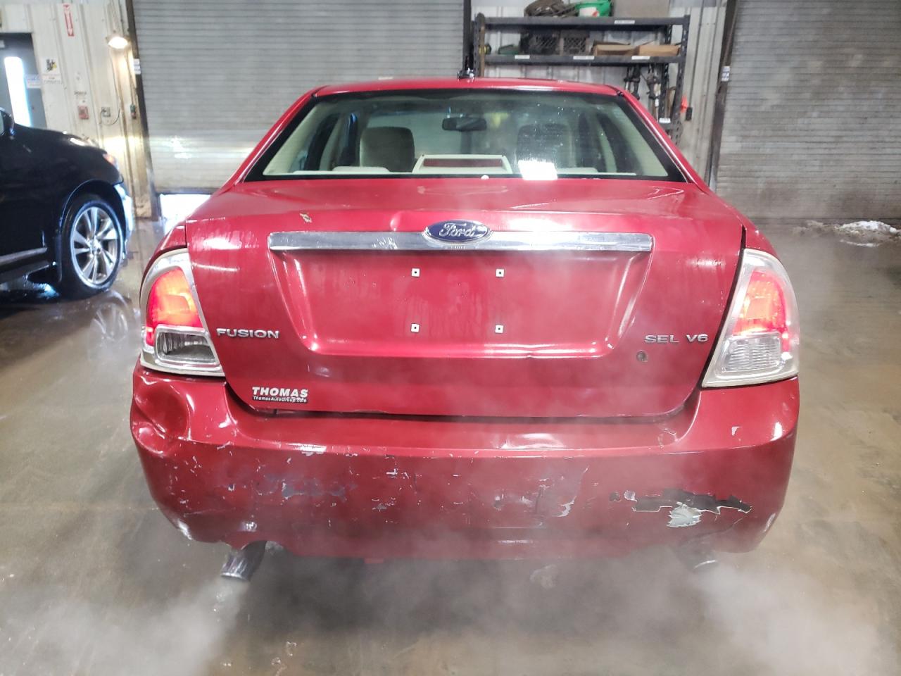 2008 Ford Fusion VIN 3FAHP08138R220357 Copart auction photo, rear end damage thumbnail 6