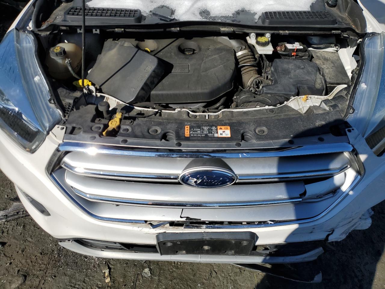 2017 Ford Escape VIN 1FMCU9J97HUB34149 Copart auction photo, front end / mechanical damage thumbnail 13