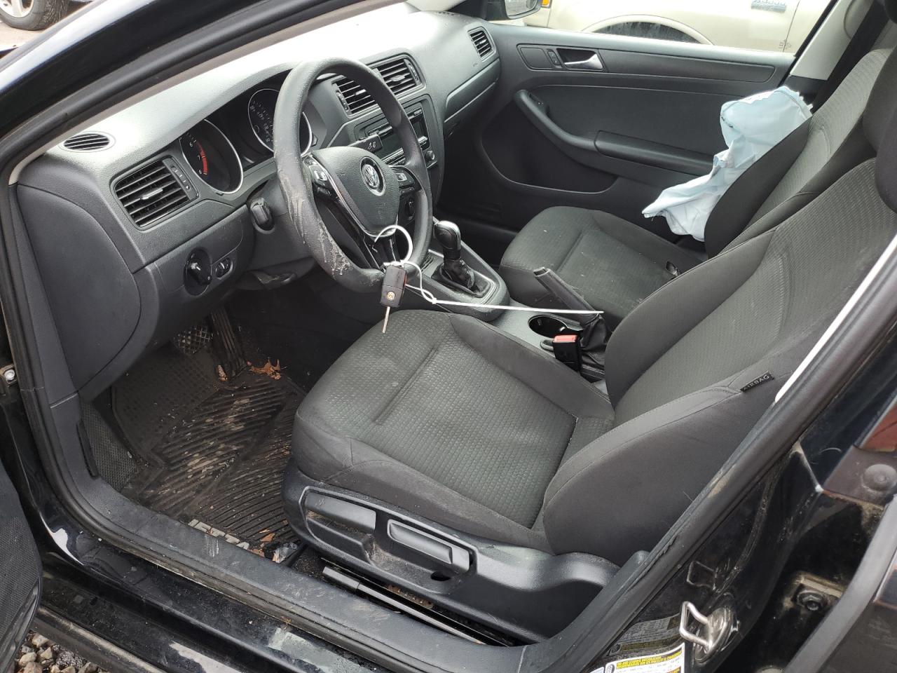 2015 Volkswagen Jetta VIN 3VW2K7AJ3FM276789 Copart auction photo, side / front end damage thumbnail 7