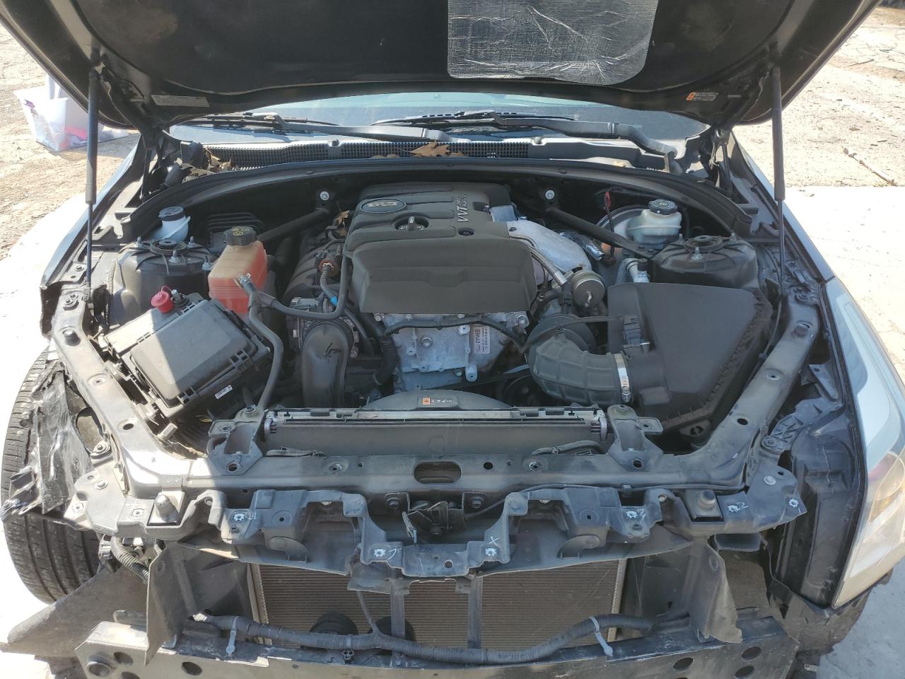2016 Cadillac ATS VIN 1G6AB5RX2G0108001 Copart auction photo, side / front end damage thumbnail 11