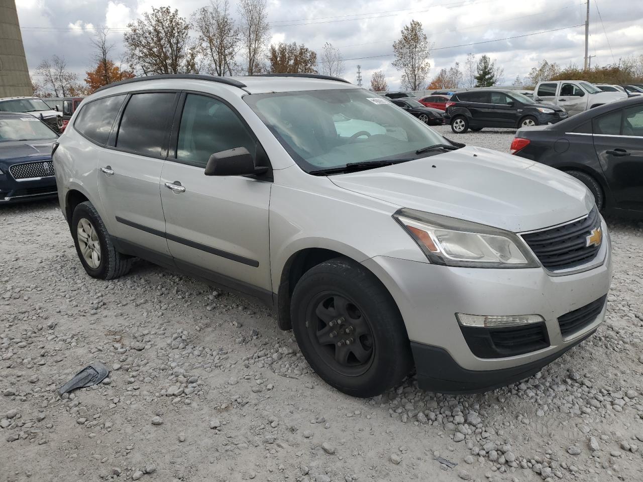 2014 Chevrolet Traverse VIN 1GNKRFKD1EJ353440 Copart auction photo, mechanical damage thumbnail 4