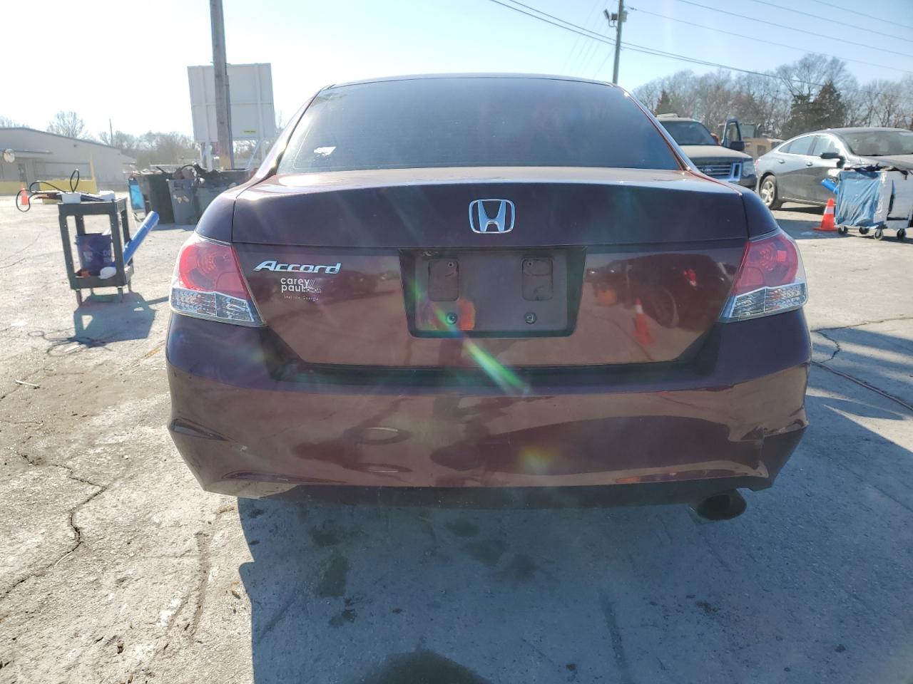 2010 Honda Accord VIN 1HGCP2F46AA154692 Copart auction photo, side / front end damage thumbnail 6