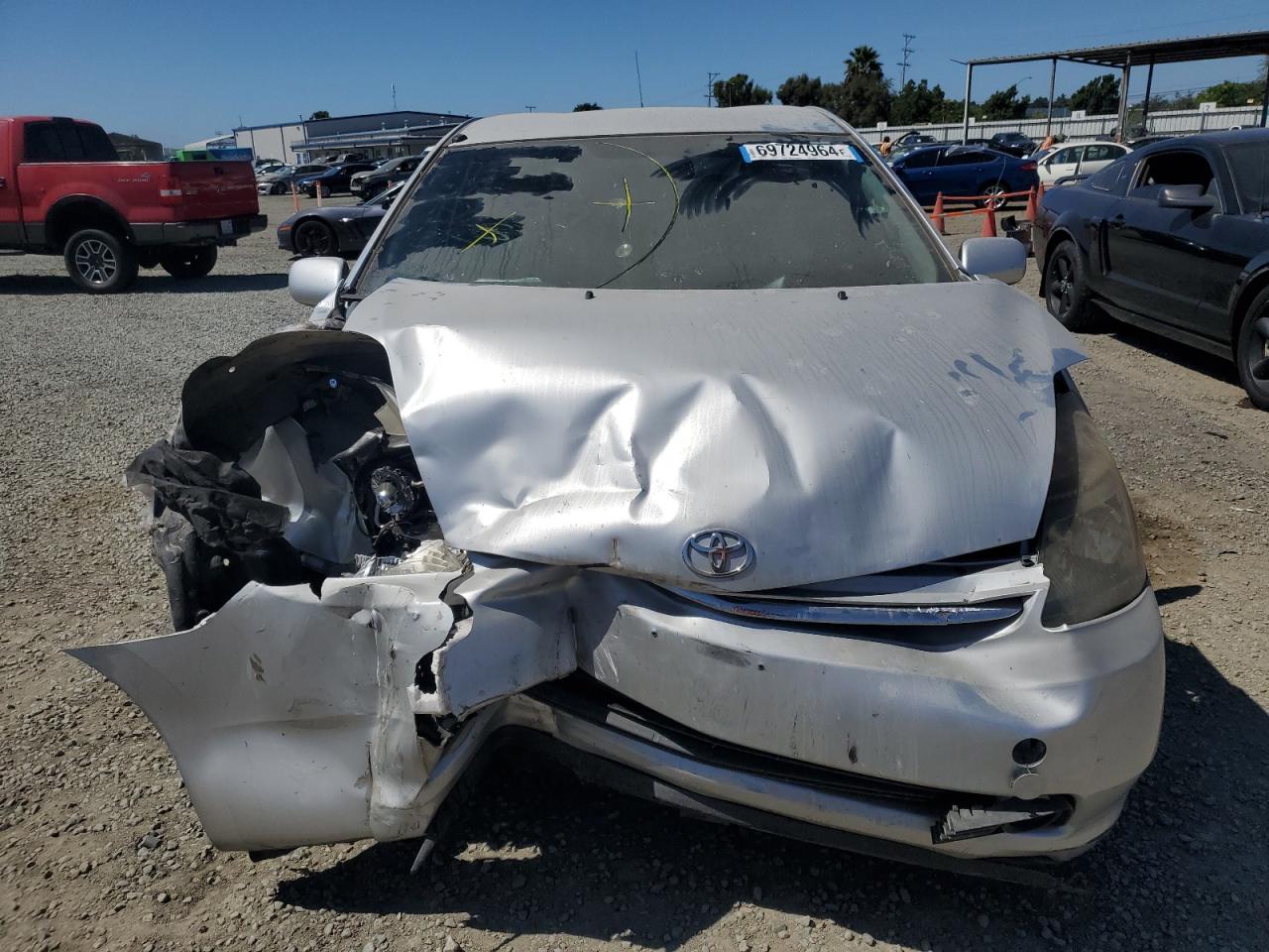 2009 Toyota Prius VIN JTDKB20U097849180 Copart auction photo, front end / side damage thumbnail 5