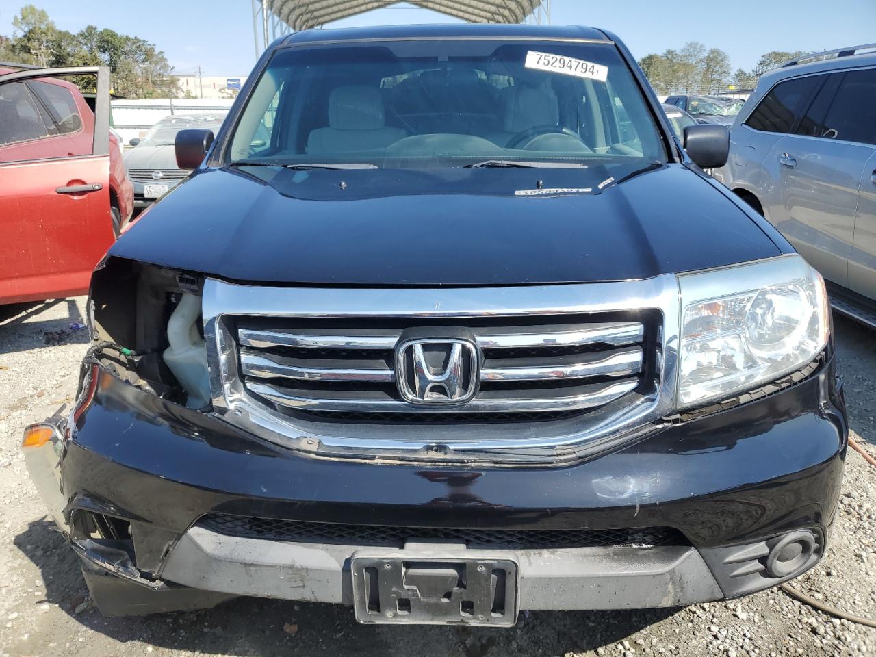 2013 Honda Pilot VIN 5FNYF3H21DB032147 Copart auction photo, front end / minor dent/scratches damage thumbnail 5